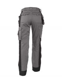Dassy ladies work trousers Seattle with holster pockets and knee pad pockets two-tone